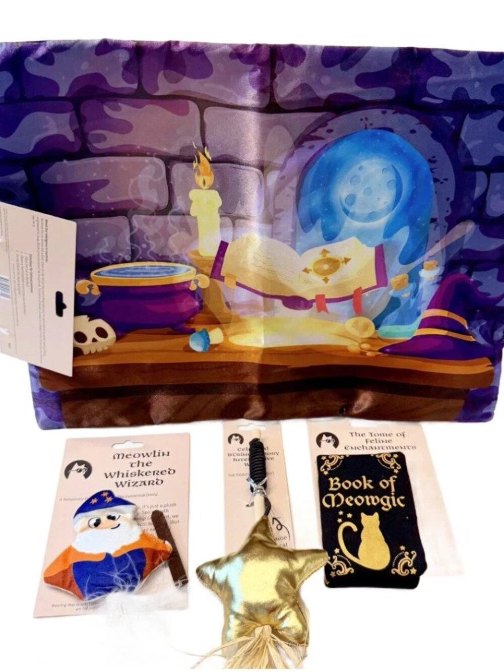 KitNip Kitty Cat Wizard Magic Celestial Interactive Catnip Plush 4 Toy Lot New